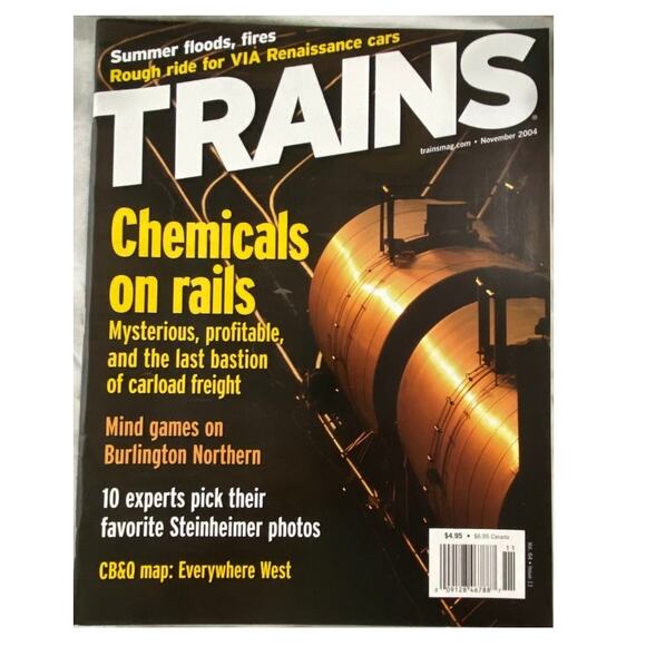 Vtg Lot 3 Trains Oct Nov Dec 2004 Magazine Collect Track Railroad Amtrak Steel - Picture 5 of 8